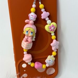 Handmade authentic crybaby PopBean phone charm